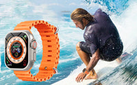 Încărcați imaginea în vizualizatorul Galeriei, SmartWatch X8 Unique Combination,Android/Ios, silicon, portocaliu, 10 inch
