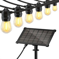 Încărcați imaginea în vizualizatorul Galeriei, Ghirlanda luminoasa SOLARA, decorativa, 5m, 10 dulii E27, Lumina Alb Cald
