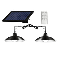 Încărcați imaginea în vizualizatorul Galeriei, Set panou solar cu 2 becuri LED cu aplica, telecomanda, 50W
