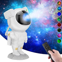 Încărcați imaginea în vizualizatorul Galeriei, Proiector In Forma de Astronaut, Permite Proiectarea Stelelor sau Galaxiilor, Alb
