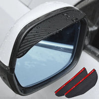 Încărcați imaginea în vizualizatorul Galeriei, 1+1 CADOU - Set 2 bucăți apărători retrovizoare auto – Efect fibră de carbon, protecție contra ploii și zăpezii
