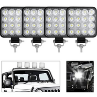 Încărcați imaginea în vizualizatorul Galeriei, Set 4 proiectoare 16 LED 48W auto IP 67
