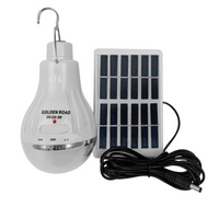 Încărcați imaginea în vizualizatorul Galeriei, Bec cu leduri, portabil si mini panou solar inclus pentru incarcare, Baterie reincarcabila, 5W
