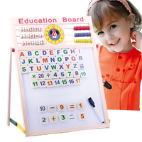 Încărcați imaginea în vizualizatorul Galeriei, Tabla educativa multifunctionala pentru copii 40 x 40 cm
