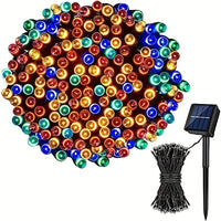 Încărcați imaginea în vizualizatorul Galeriei, Instalatie cu incarcare solara sau electrica, 500 LED, 50 metri, Multicolor, 12-14 ore de functionare
