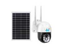 Încărcați imaginea în vizualizatorul Galeriei, Camera Supraveghere solara cu SIM, conexiune 4G, 4MP 2048 x 1536 cu panou solar
