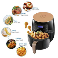 Încărcați imaginea în vizualizatorul Galeriei, Friteuza fara Ulei cu aer cald, Functie de Coacere, 6L, LCD + CADOU 100 Buc. hartii de copt
