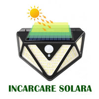 Încărcați imaginea în vizualizatorul Galeriei, Set 3 Lămpi Solare PREMIUM 166 LED
