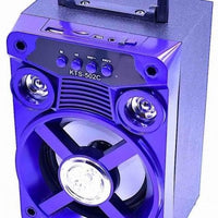 Încărcați imaginea în vizualizatorul Galeriei, Boxa portabila bluetooth, disco, cu lumini, USB, card si radio
