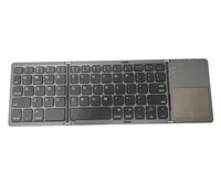 Încărcați imaginea în vizualizatorul Galeriei, Tastatura pliabila universal, wireless, negru-gri, US layout
