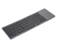 Încărcați imaginea în vizualizatorul Galeriei, Tastatura pliabila universal, wireless, negru-gri, US layout
