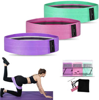 Încărcați imaginea în vizualizatorul Galeriei, Set 3 benzi elastice fitness, 3 niveluri de rezistenta, pentru coapse, fese si picioare

