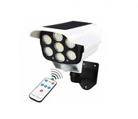 Încărcați imaginea în vizualizatorul Galeriei, Set 2 x Lampa solara cu LED in forma de camera video
