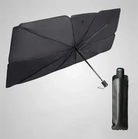 Încărcați imaginea în vizualizatorul Galeriei, Pachet 1+1 CADOU Parasolar pliabil tip umbrela pentru parbrizul masinii + Suport numar telefon parcare CADOU
