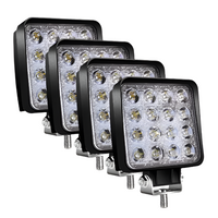 Încărcați imaginea în vizualizatorul Galeriei, Set 4 proiectoare 16 LED 48W auto IP 67
