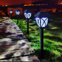 Încărcați imaginea în vizualizatorul Galeriei, Set 6 x lampa solara felinar LED 43 cm
