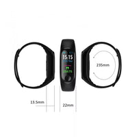 Încărcați imaginea în vizualizatorul Galeriei, Bratara fitness M3, ecran TFT 0.96 inch, bluetooth, masurare ritm cardiac si alte functii ale organismului
