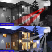 Încărcați imaginea în vizualizatorul Galeriei, Camera Supraveghere solara cu SIM, conexiune 4G, 4MP 2048 x 1536 cu panou solar
