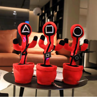 Încărcați imaginea în vizualizatorul Galeriei, Cactus Dansator Squid Game, Jocul Calamarului
