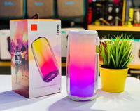 Încărcați imaginea în vizualizatorul Galeriei, Boxa portabila cu lumini colorate, Bluetooth, PLUSE5, Alb
