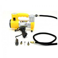 Încărcați imaginea în vizualizatorul Galeriei, Pachet promotional Compresor auto profesional, 12V, 35 l pe minut + Casca bluetooth handsfree + Suport numar telefon parcare CADOU
