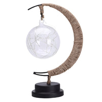 Încărcați imaginea în vizualizatorul Galeriei, Decoratiune luminoasa luna cu glob
