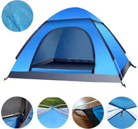 Încărcați imaginea în vizualizatorul Galeriei, Cort camping, impermeabil, protectie UV, 2 usi

