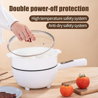 Încărcați imaginea în vizualizatorul Galeriei, Tigaie electrica 26cm, inteligenta, multifunctionala 3L + Dispenser detergent vase cu suport pentru burete CADOU
