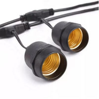 Încărcați imaginea în vizualizatorul Galeriei, Ghirlanda luminoasa, decorativa, interconectabila, 10m, 10 dulii E27, Lumina Alb Cald, 220V
