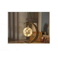 Încărcați imaginea în vizualizatorul Galeriei, Decoratiune luminoasa luna cu glob

