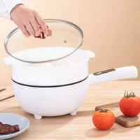 Încărcați imaginea în vizualizatorul Galeriei, Tigaie electrica 26cm, inteligenta, multifunctionala 3L + Dispenser detergent vase cu suport pentru burete CADOU
