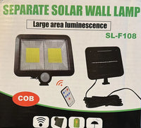 Încărcați imaginea în vizualizatorul Galeriei, Set 2 sau 6 Lampi Solare LED SL-F108 COB cu senzor de miscare + telecomanda
