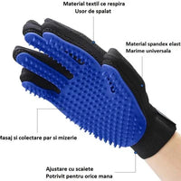 Încărcați imaginea în vizualizatorul Galeriei, Aparat de tuns animale, 4 capete diverse marimi, accesorii incluse, pentru orice tip par + Manusa pentru par de animale CADOU
