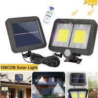 Încărcați imaginea în vizualizatorul Galeriei, Set 2 sau 6 Lampi Solare LED SL-F108 COB cu senzor de miscare + telecomanda
