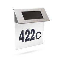 Încărcați imaginea în vizualizatorul Galeriei, Numar de casa LED, incarcare solara
