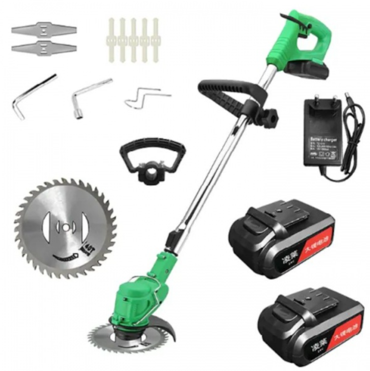 Motocoasa electrica 48V, 13000 mAh, 20000 RPM, 800W, 2 acumulatori