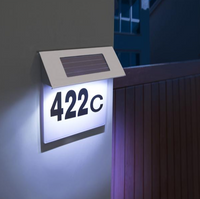 Încărcați imaginea în vizualizatorul Galeriei, Numar de casa LED, incarcare solara
