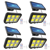 Încărcați imaginea în vizualizatorul Galeriei, Set 4 x Proiector solar 120 LED senzor de miscare
