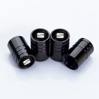 Încărcați imaginea în vizualizatorul Galeriei, Set 4 capace din aluminiu pentru valve de anvelope
