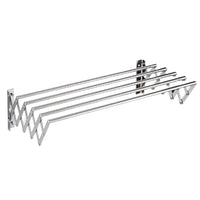 Încărcați imaginea în vizualizatorul Galeriei, Uscator retractabil din aluminiu, cu prindere in perete, 70 cm
