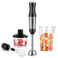 Încărcați imaginea în vizualizatorul Galeriei, Set blender de mâna 4 in 1, 1500W cu 2 viteze și funcție turbo
