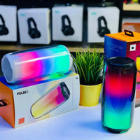 Încărcați imaginea în vizualizatorul Galeriei, Boxa portabila cu lumini colorate, Bluetooth, PLUSE5, Alb
