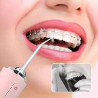 Încărcați imaginea în vizualizatorul Galeriei, 1+1 CADOU Irigator Oral Electric Portabil, 4 Capete Incluse
