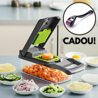 Încărcați imaginea în vizualizatorul Galeriei, Razatoare Veggie Slicer 14 Piese + Derma roller 0.5 mm 540 microace din metal CADOU

