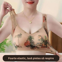 Încărcați imaginea în vizualizatorul Galeriei, Sutien confortabil din dantelă cu efect răcoritor, fără cusături și fără sârmă
