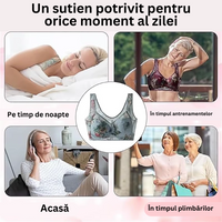 Încărcați imaginea în vizualizatorul Galeriei, Sutien confortabil din dantelă cu efect răcoritor, fără cusături și fără sârmă
