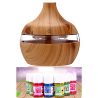 Încărcați imaginea în vizualizatorul Galeriei, Umidificator aromaterapie pentru camera + CADOU 12 uleiuri esentiale pentru aromaterepie
