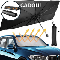 Încărcați imaginea în vizualizatorul Galeriei, Pachet 1+1 CADOU Parasolar pliabil tip umbrela pentru parbrizul masinii + Suport numar telefon parcare CADOU
