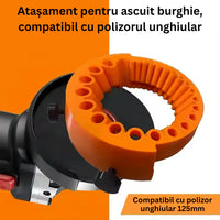 Încărcați imaginea în vizualizatorul Galeriei, Ascuțitor de burghie portabil, compatibil cu polizor unghiular (2-13 mm)
