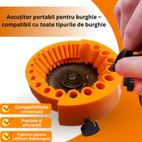 Încărcați imaginea în vizualizatorul Galeriei, Ascuțitor de burghie portabil, compatibil cu polizor unghiular (2-13 mm)
